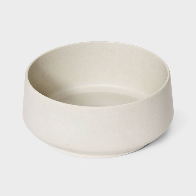 slide 1 of 3, 32 fl oz Bamboo Melamine Cat & Dog Bowl - Boots & Barkley™ Gray, 32 fl oz