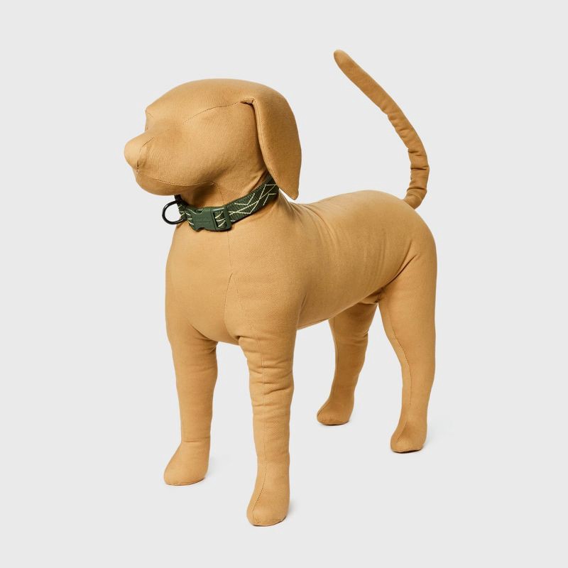 slide 3 of 3, Comfort Dog Collar - XL - Dark Green - Boots & Barkley™, 1 ct