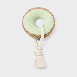 9.5" Donut Plush Rope Dog Toy - Boots & Barkley™