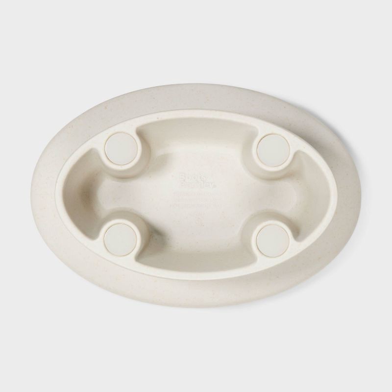 slide 3 of 4, 12 fl oz Elevated Cat & Dog Bowl - Boots & Barkley™ Gray, 12 fl oz