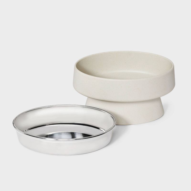 slide 4 of 4, 12 fl oz Elevated Cat & Dog Bowl - Boots & Barkley™ Gray, 12 fl oz