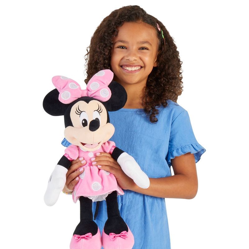 slide 2 of 5, Disney Signature Collection Minnie Plush: Polyester Stuffed Mouse Doll, 19" Character Toy, 1 ct