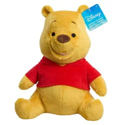 Disney Signature Collection Pooh Plush: Character Bear Stuffed Animal, Polyester Material