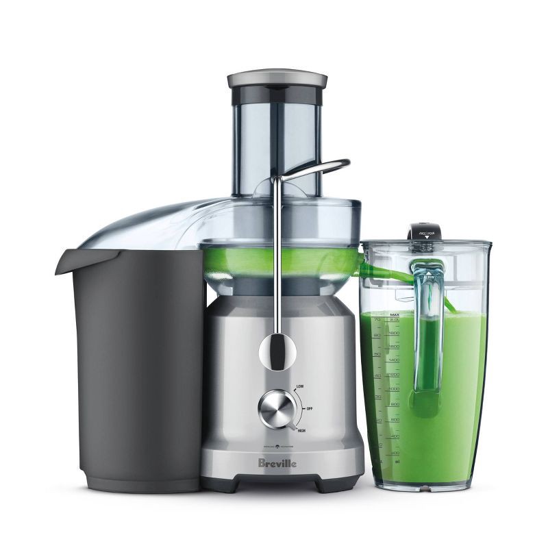 slide 2 of 5, Breville Cold Juice Fountain: 2-Speed Juicer Machine, 850W, Stainless Steel Blades, 3" Feed Chute, Dishwasher-Safe, 1 ct