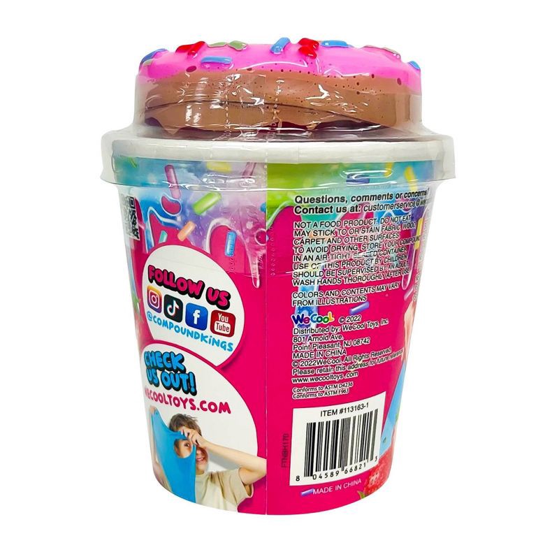 slide 6 of 6, Compound Kings Butter Blizzy Strawberry Donut Slime, 1 ct