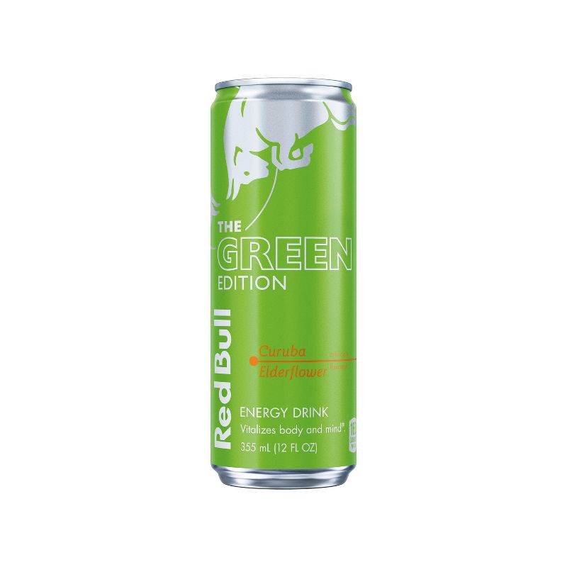 slide 1 of 9, Red Bull Green Edition Energy Drink - 12 fl oz Can, 12 fl oz