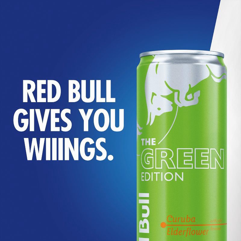 slide 5 of 9, Red Bull Green Edition Energy Drink - 12 fl oz Can, 12 fl oz