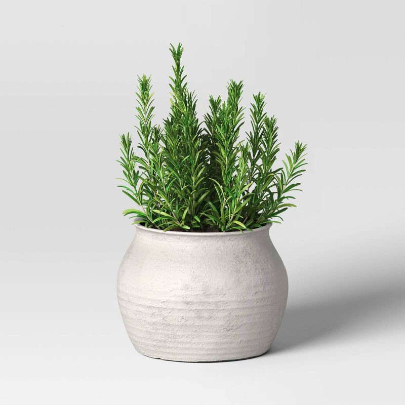 slide 3 of 4, Threshold designed w/Studio McGee Sun Bleached Composite Indoor Outdoor Planter Pot 16"x16"x14" Cream - Threshold™ designed with Studio McGee, 1 ct