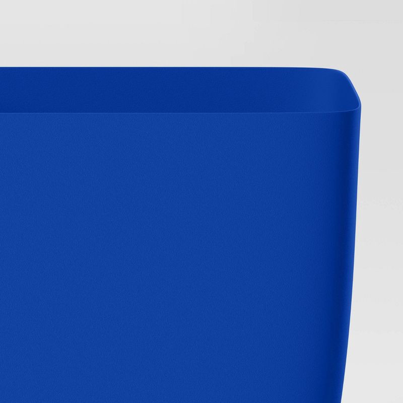 slide 4 of 4, Square Self-Watering Plastic Indoor Outdoor Planter Pot Blue 10"x10" - Room Essentials™, 1 ct