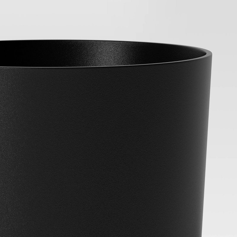 slide 4 of 4, Recycled Resin Indoor Outdoor Planter Pot Black 6"x6"x6" - Room Essentials™, 1 ct