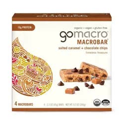 GoMacro Salted Caramel Chocolate Chips MacroBar - 4ct/ 7.1oz
