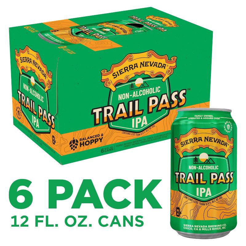 slide 11 of 11, Sierra Nevada Non-Alcoholic IPA Beer - 6pk/12 fl oz Cans, 6 ct; 12 fl oz