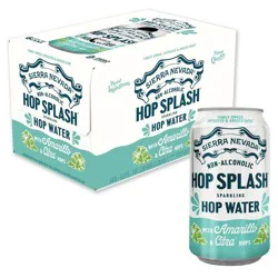 Sierra Nevada Hop Splash Sparkling Hop Water Non-Alcoholic - 6pk/12 fl oz Can