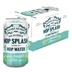 Sierra Nevada Hop Splash Sparkling Hop Water Non-Alcoholic - 6pk/12 fl oz Can
