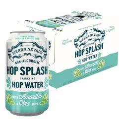 Sierra Nevada Hop Splash Sparkling Hop Water Non-Alcoholic - 6pk/12 fl oz Can