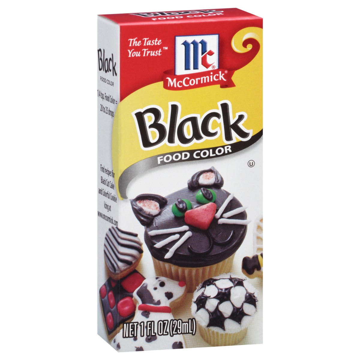 slide 5 of 9, Mccormick Black Food Color Black, 1 oz