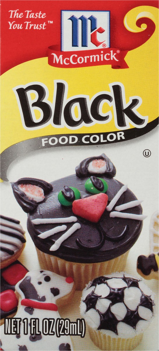 slide 4 of 9, Mccormick Black Food Color Black, 1 oz