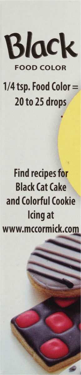 slide 6 of 9, Mccormick Black Food Color Black, 1 oz