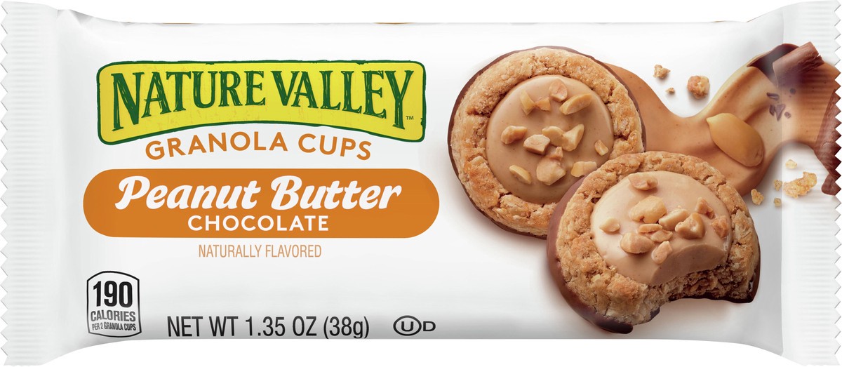 slide 13 of 13, Nature Valley Peanut Butter Chocolate Granola Cups 1.35 oz, 1.35 oz