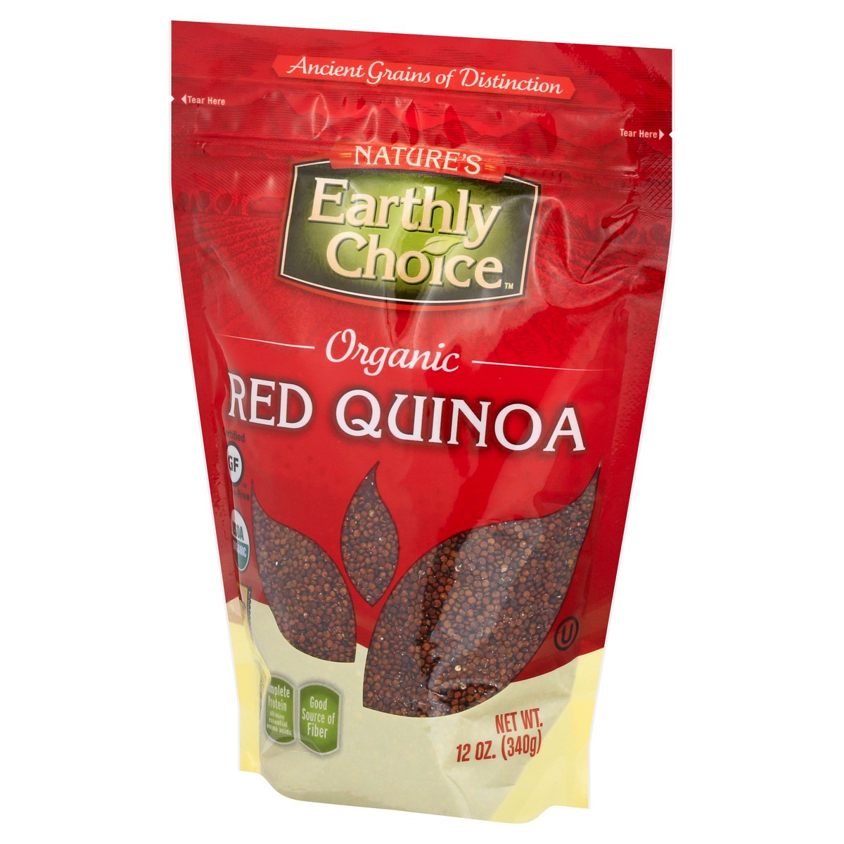 slide 5 of 13, Nature's Earthly Choice Organic Red Quinoa, 12 oz