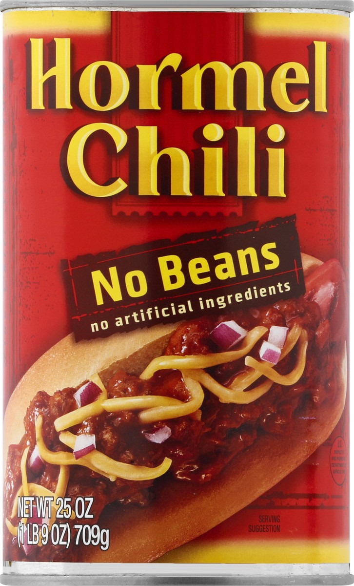 slide 4 of 7, Hormel Chili No Beans, 25 oz