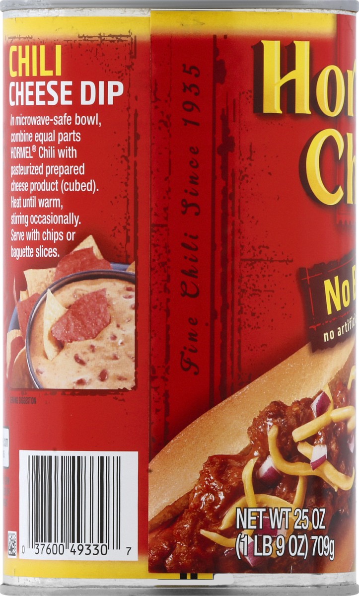 slide 5 of 7, Hormel Chili No Beans, 25 oz