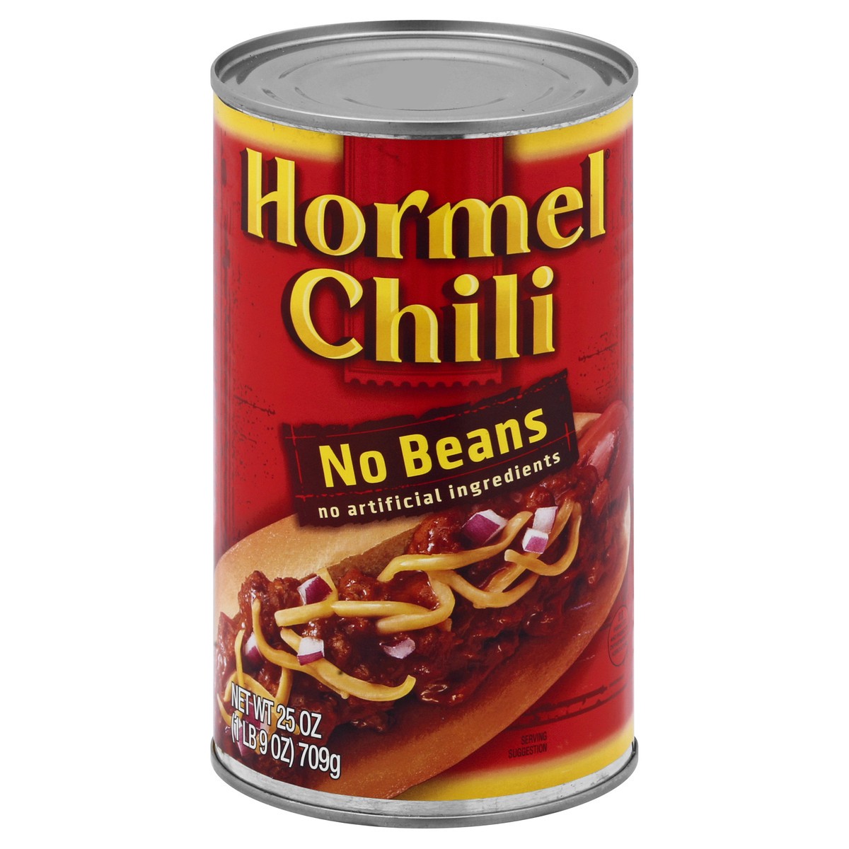 slide 1 of 7, Hormel Chili No Beans, 25 oz
