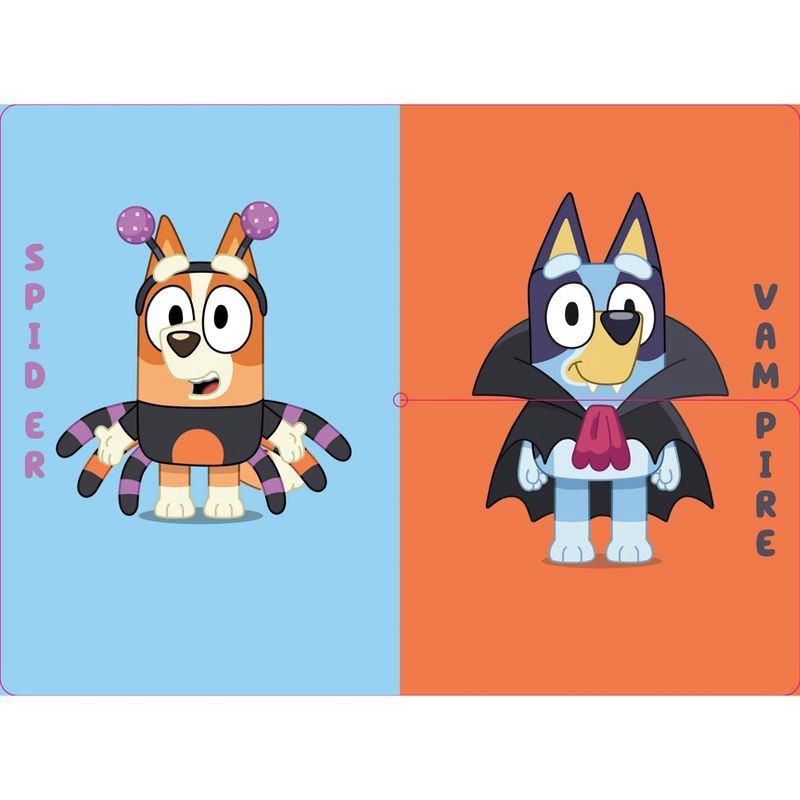 slide 2 of 3, Penguin Publishing Bluey's Halloween Mix-And-Match - by Penguin Young Readers Licenses (Board Book), 1 ct