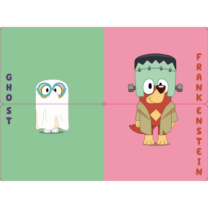 slide 3 of 3, Penguin Publishing Bluey's Halloween Mix-And-Match - by Penguin Young Readers Licenses (Board Book), 1 ct