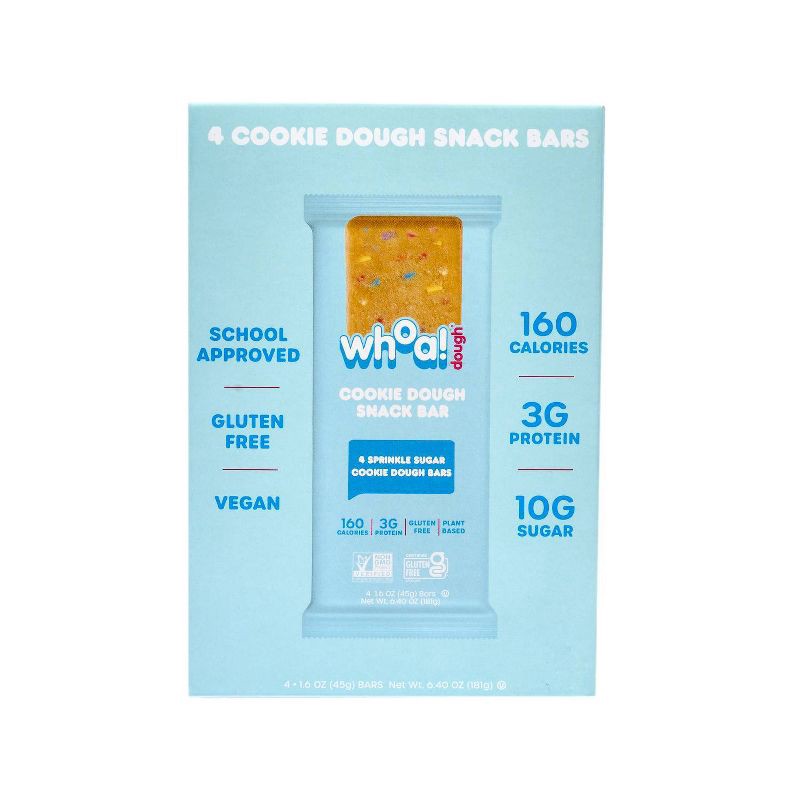 slide 1 of 7, Whoa! Dough Whoa Dough Sprinkle Sugar Cookie Bars – 6.4oz/4pk, 4 ct; 6.4 oz