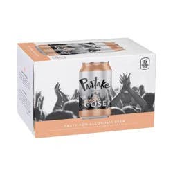 Partake Brewing Peach Gose Non-Alcoholic Beer - 6pk/12 fl oz Cans