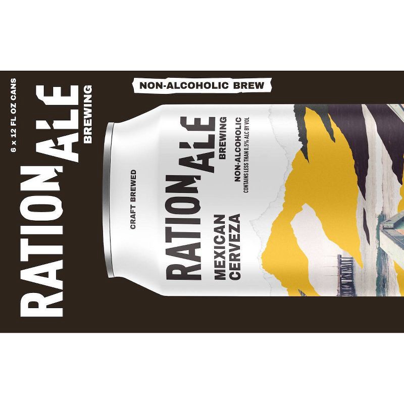 slide 4 of 5, RationAle Mexican Cerveza Non-Alcoholic Beer - 6pk/12 fl oz Cans, 6 ct; 12 fl oz