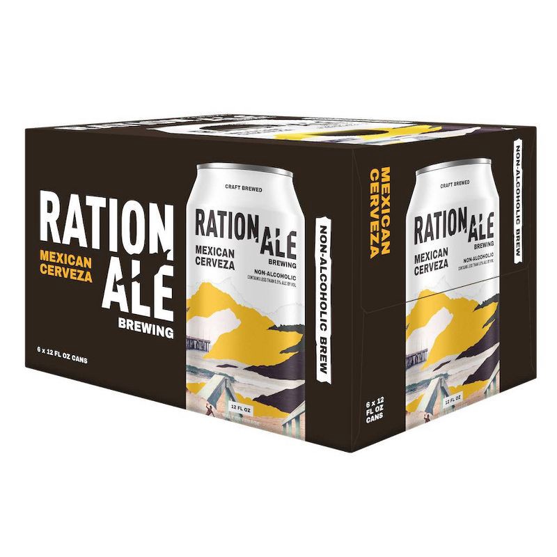 slide 5 of 5, RationAle Mexican Cerveza Non-Alcoholic Beer - 6pk/12 fl oz Cans, 6 ct; 12 fl oz