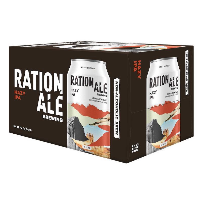 slide 5 of 5, RationAle Hazy IPA Non-Alcoholic - 6pk/12 fl oz Cans, 6 ct; 12 fl oz