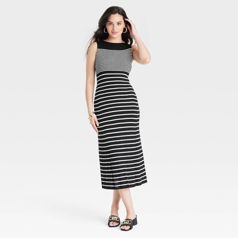 another day midi sweater dress Women's Long Sleeve Fishtail Midi Sweater Dress