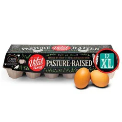 Vital Farms Pasture Raised XL Eggs - 12ct