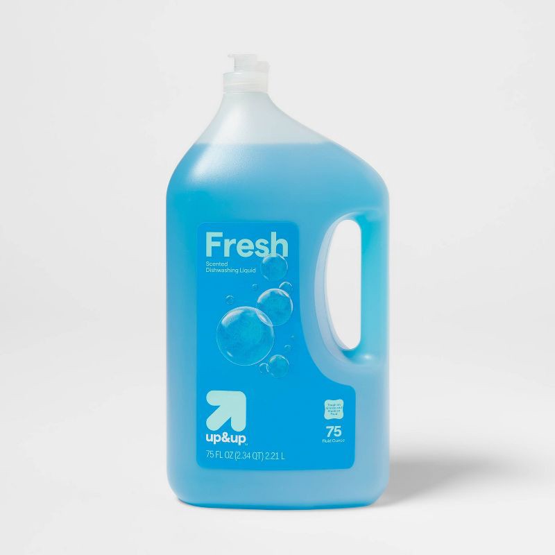 slide 1 of 3, Liquid Dishwashing Soap - Fresh - 75 fl oz - up&up™, 75 fl oz