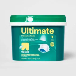 Ultimate Dishwasher Detergent Packs - 48ct - up&up™
