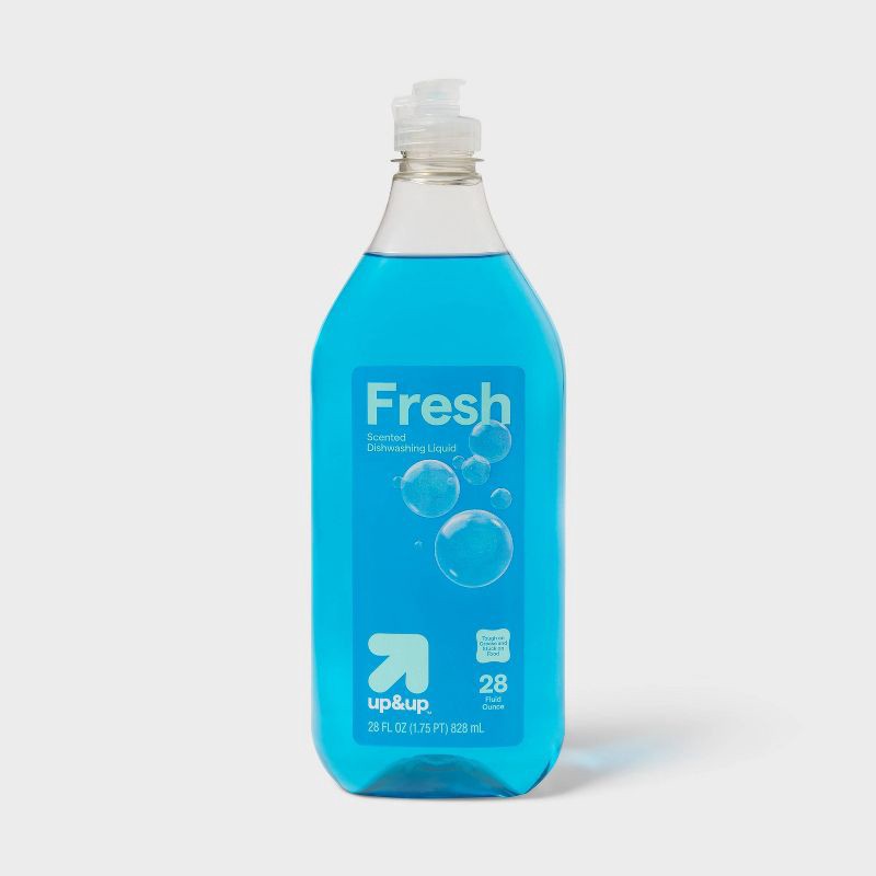 slide 1 of 3, Liquid Dishwashing Soap - Fresh - 28 fl oz - up&up™, 28 fl oz