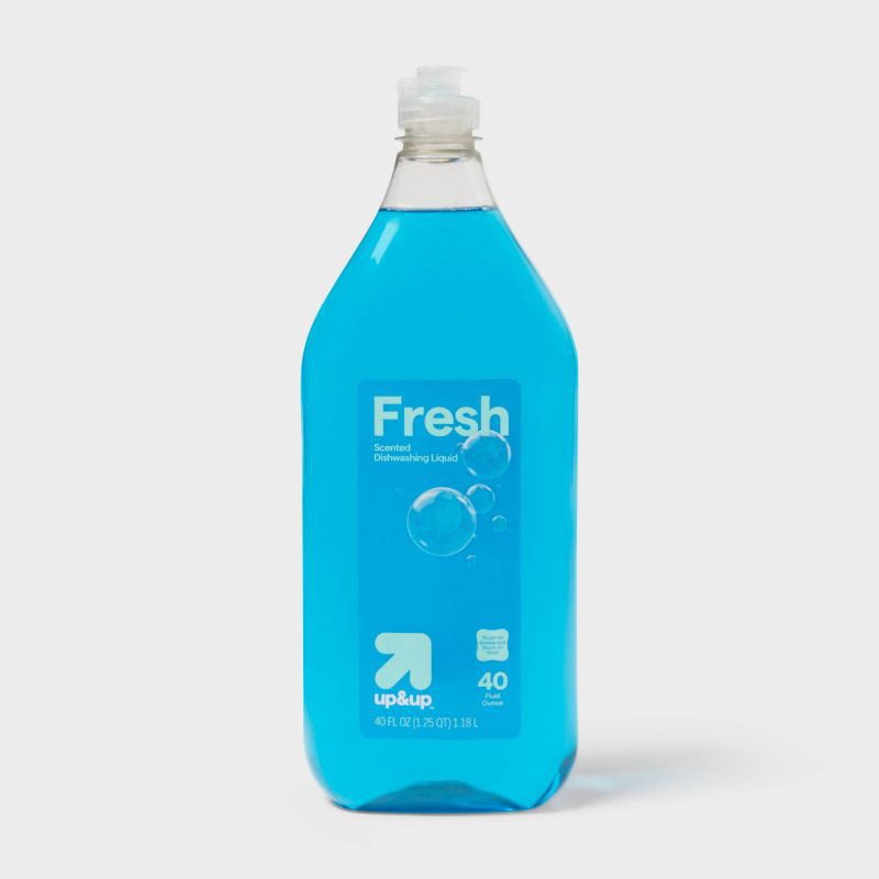 slide 1 of 3, Liquid Dishwashing Soap - Fresh - 40 fl oz - up&up™, 40 fl oz