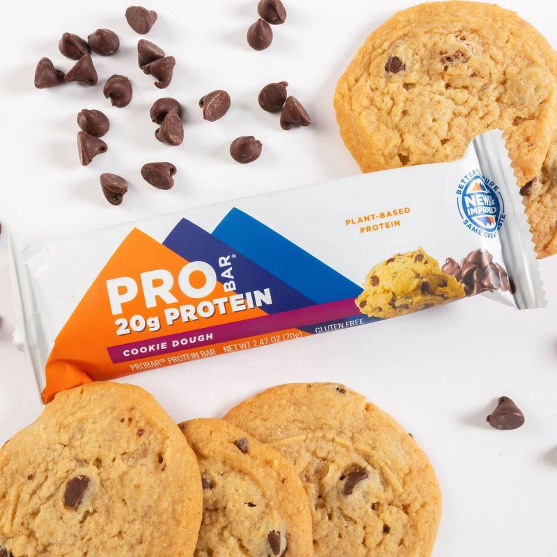 slide 4 of 5, PROBAR Cookie Dough Protein Bar - 10oz/4pk: 20g Protein, Muscle Growth, Chewy, 10 oz, 4 ct, 20 gram