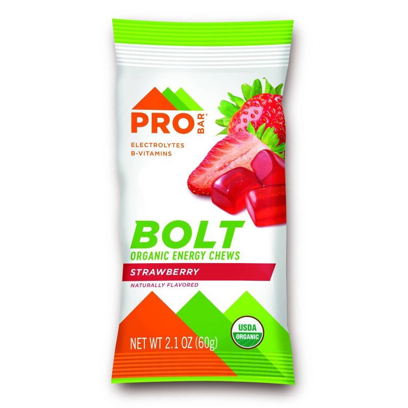 slide 5 of 6, PROBAR Strawberry Bolt Energy Chew - 8.4oz/4pk: Sports Performance, Endurance, 4 ct; 8.4 oz