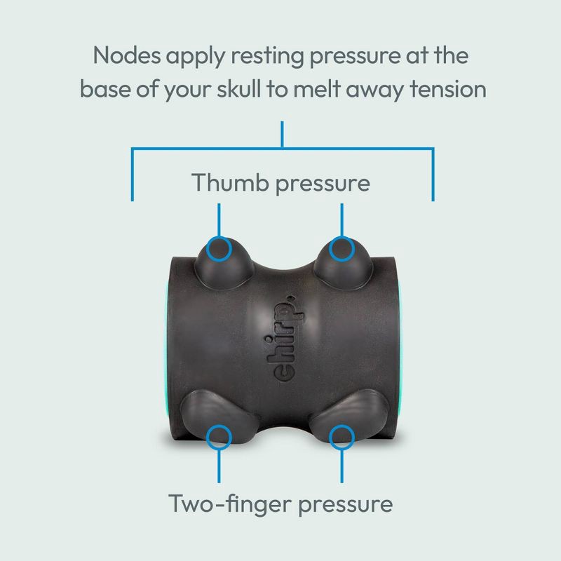 slide 6 of 6, Chirp Wheel XR 4" Back Stretcher: Upper Body Muscle Relief, 500 lb Capacity, 500 lb