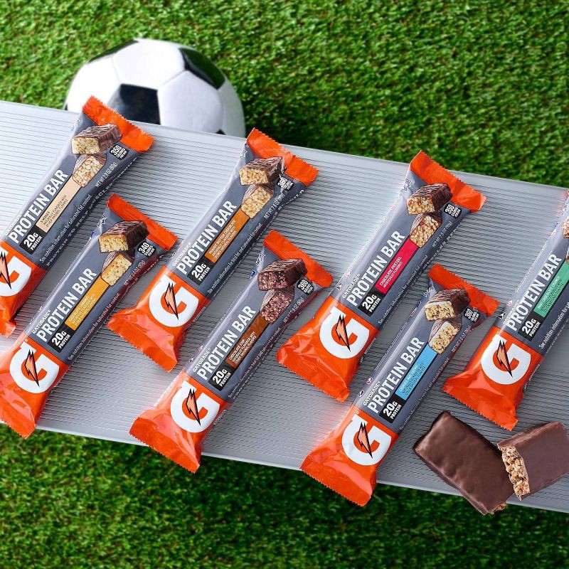 slide 6 of 11, Gatorade Chocolate Chip Protein Bar with 20g Protein - 2.8 oz: Muscle Growth, Sports Performance, 20 gram, 2.8 oz