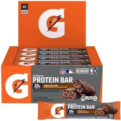 Gatorade Chocolate Chip Protein Bar with 20g Protein - 2.8 oz: Muscle Growth, Sports Performance
