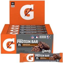 Gatorade Chocolate Chip Protein Bar with 20g Protein - 2.8 oz: Muscle Growth, Sports Performance