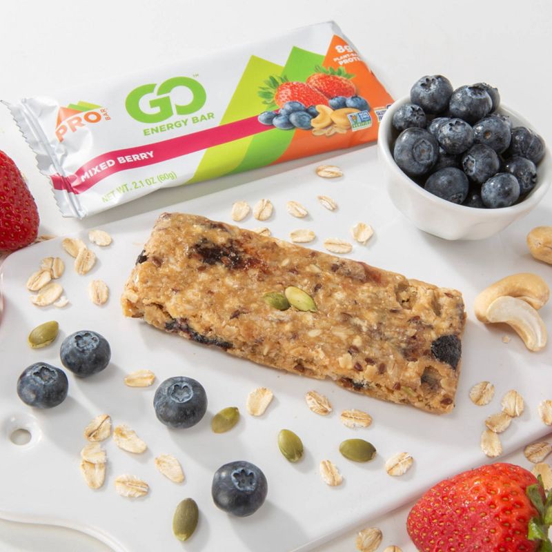 slide 3 of 5, PROBAR Mixed Berry Go Energy Bar - 8.4oz/4pk, 4 ct; 8.4 oz