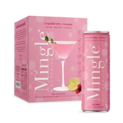 Mingle Mocktails Non-Alcoholic Cosmo - 4pk/12 fl oz Cans