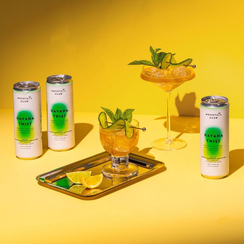 slide 4 of 5, Mocktail Club Non-Alcoholic Havana Twist - 4pk/12 fl oz Cans, 4 ct; 12 fl oz
