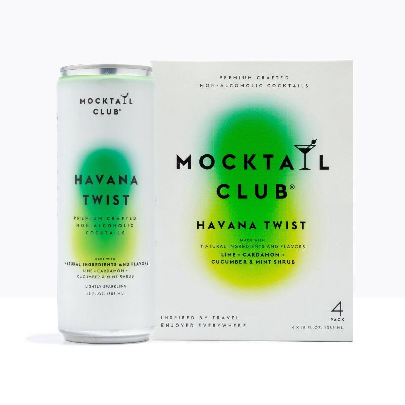 slide 1 of 5, Mocktail Club Non-Alcoholic Havana Twist - 4pk/12 fl oz Cans, 4 ct; 12 fl oz